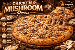 Chicken And Mushroom Pizza