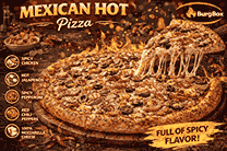12 Inch Mexican Hot Pizza