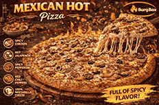 9 Inch Mexican Hot Pizza