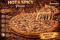 14 Inch Hot And Spicy Pizza