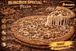 12 Inch BurgBox Special Pizza