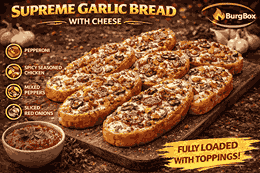 12 Inch Supreme Garlic Bread With Cheese