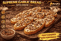 9 Inch Supreme Garlic Bread With Cheese
