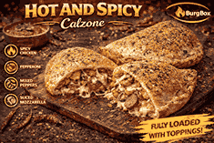 12 Inch Hot And Spicy Calzone