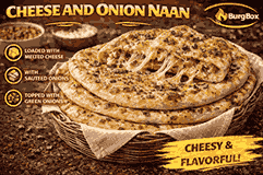 Cheese And Onion Naan