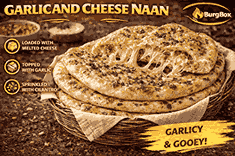 Garlic And Cheese Naan