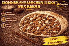 Donner And Chicken Tikka Mix Kebab
