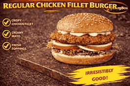 Large Chicken Fillet Burger