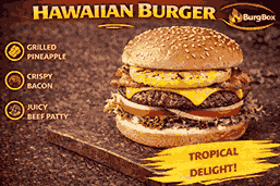 Regular Hawaiian Burger