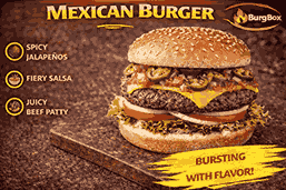 Large Mexican Burger