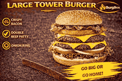 Large Tower Burger