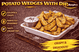 Potato Wedges With Dip