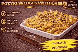 Potato Wedges With Cheese