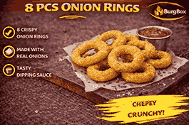8pcs Onion Rings