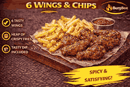 6 Wings And Chips