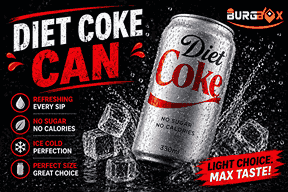 250ml Diet Coke Can