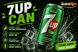 250ml 7 Up Can