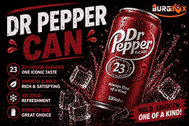 250ml Dr Pepper Can