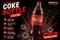 1.5LTR Coke Bottle