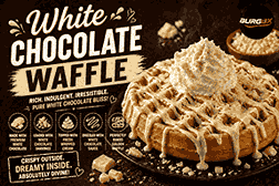 White Chocolate Waffle