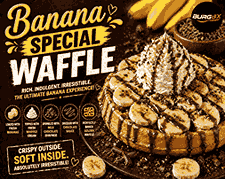 Banana Special Waffle